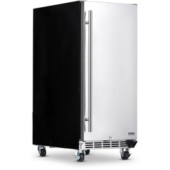 NewAir 15” Built-in 90 Can Outdoor Weatherproof Stainless Steel Beverage Fridge (NOF090SS00)