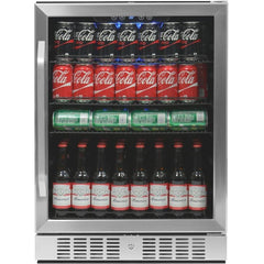 NewAir 24” Built-in 177 Can Stainless Steel Beverage Fridge (ABR-1770)