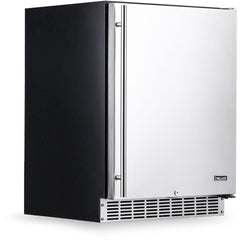 NewAir 24” Built-in 160 Can Outdoor Weatherproof Stainless Steel Beverage Fridge (NOF160SS00)