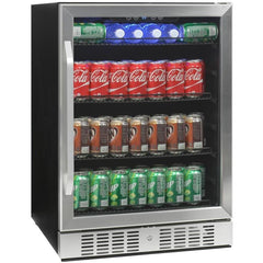 NewAir 24” Built-in 177 Can Stainless Steel Beverage Fridge (ABR-1770)