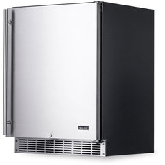 NewAir 24” Built-in 160 Can Outdoor Weatherproof Stainless Steel Beverage Fridge (NOF160SS00)