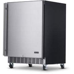 NewAir 24” Built-in 160 Can Outdoor Weatherproof Stainless Steel Beverage Fridge (NOF160SS00)