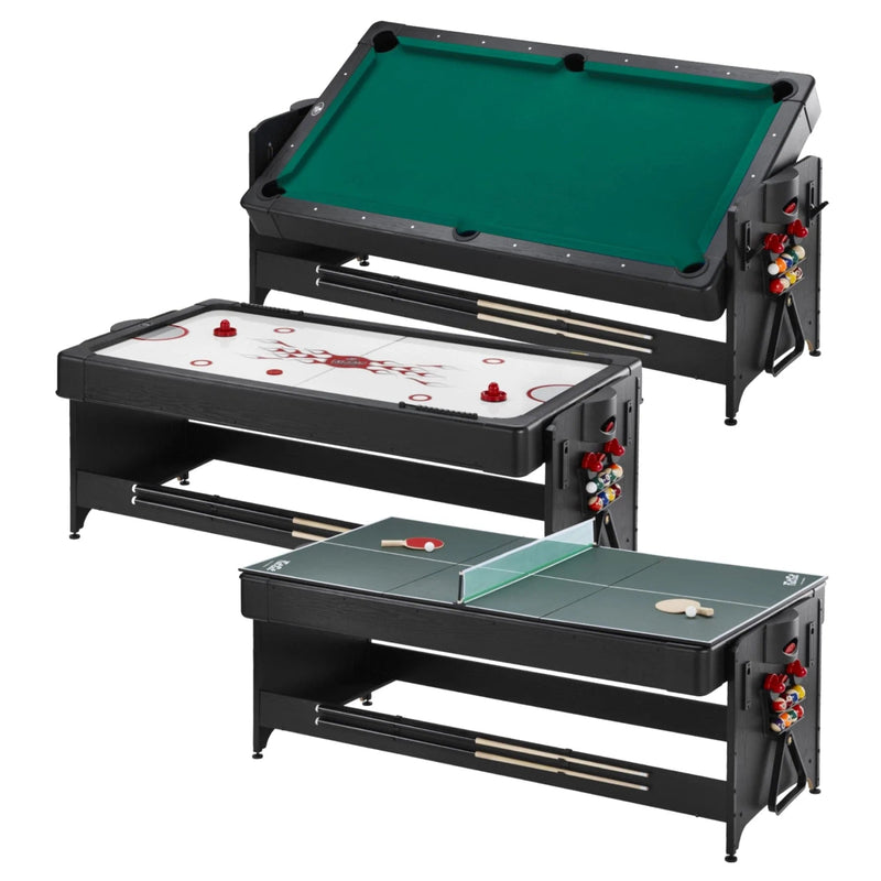 Fat Cat Original 3-in-1 7' Pockey Multi-Game Table Green (64-1046)