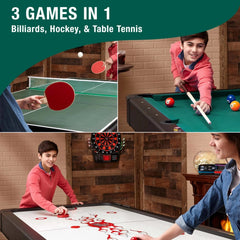 Fat Cat Original 3-in-1 7' Pockey Multi-Game Table Green (64-1046)