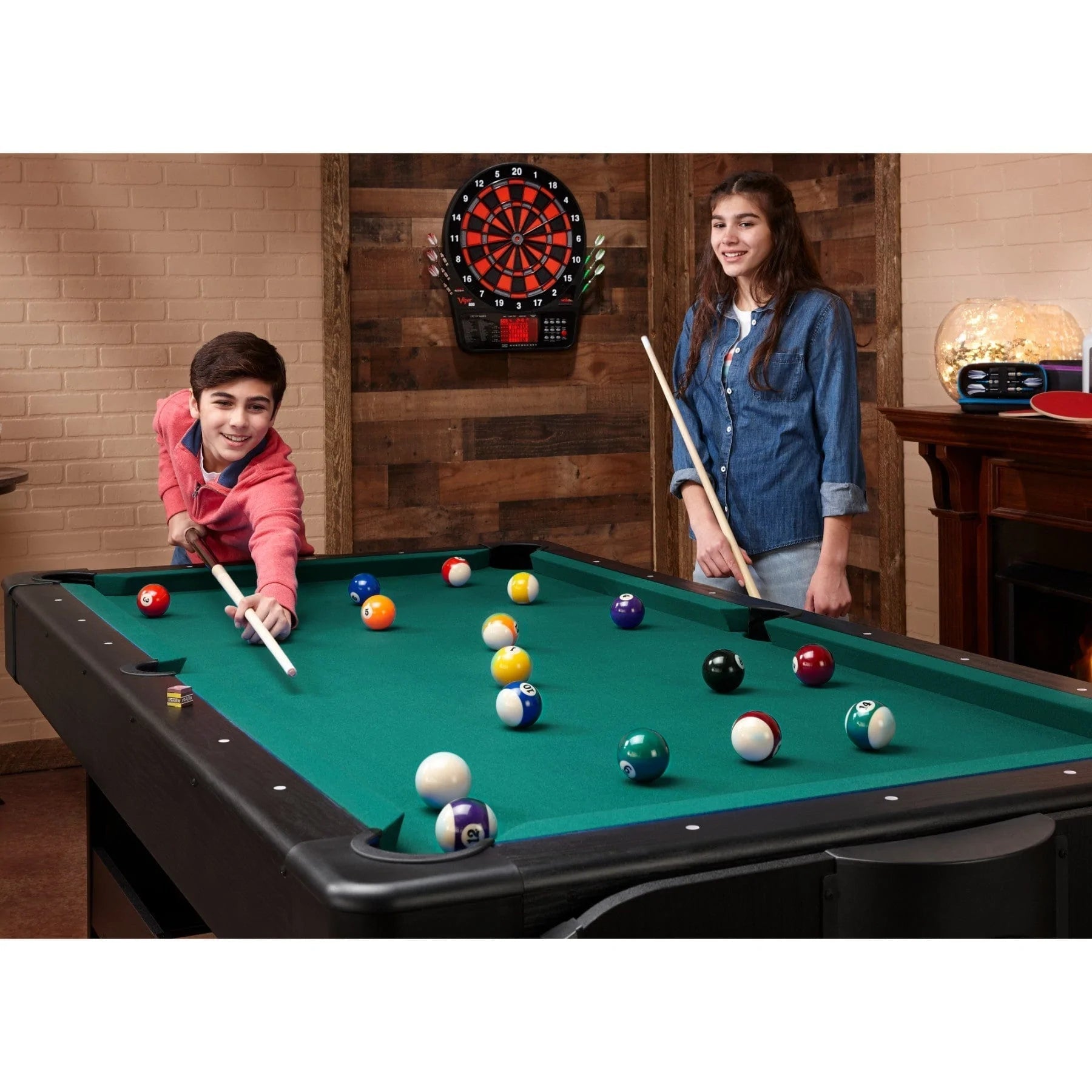 Fat Cat Original 3-in-1 7' Pockey Multi-Game Table Green (64-1046)