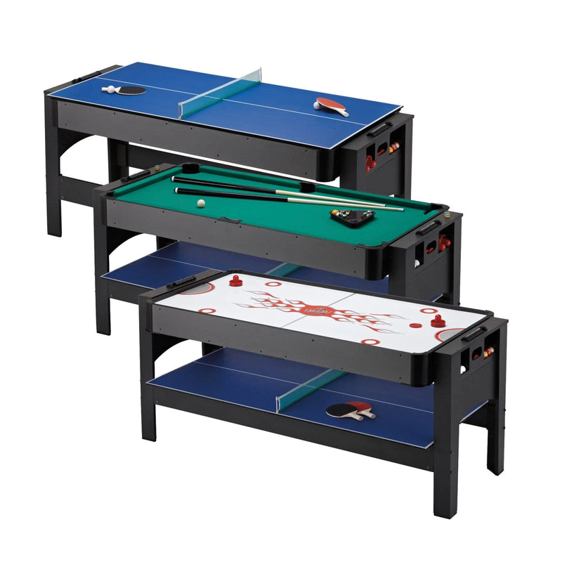 Fat Cat 3-in-1 6' Flip Multi-Game Table (64-1049)