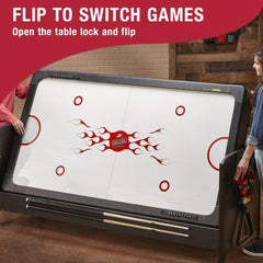 Fat Cat Original 3-in-1 7' Pockey Multi-Game Table Red (64-1053)