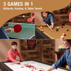 Fat Cat Original 3-in-1 7' Pockey Multi-Game Table Tan (64-1054)