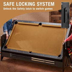 Fat Cat Original 3-in-1 7' Pockey Multi-Game Table Tan (64-1054)