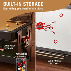 Fat Cat Original 3-in-1 7' Pockey Multi-Game Table Tan (64-1054)