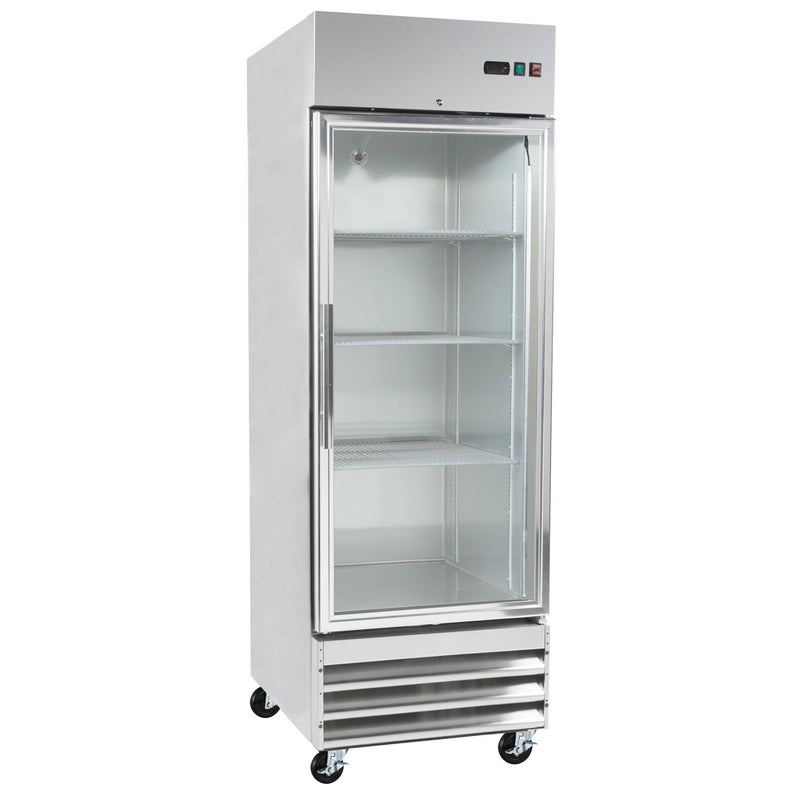 Eurodib 23 Cu. Ft, 1 Glass Door Refrigerator (CFD-1RRG)