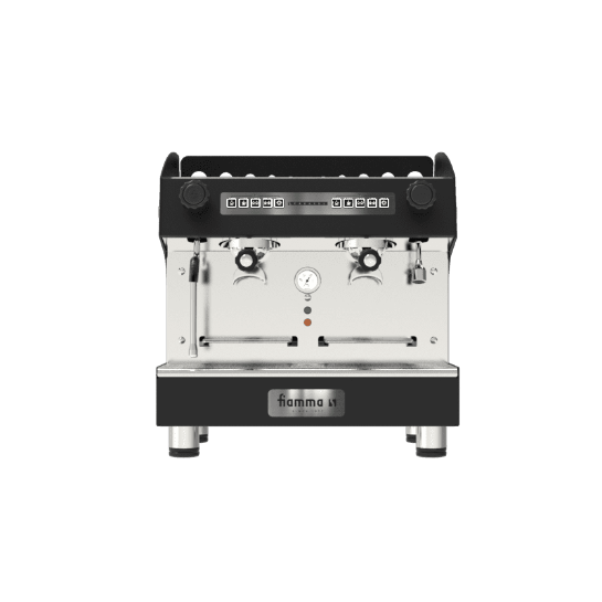 Fiamma Caravel 2-Group Espresso Machine Black & Red (CARAVEL 2CV)