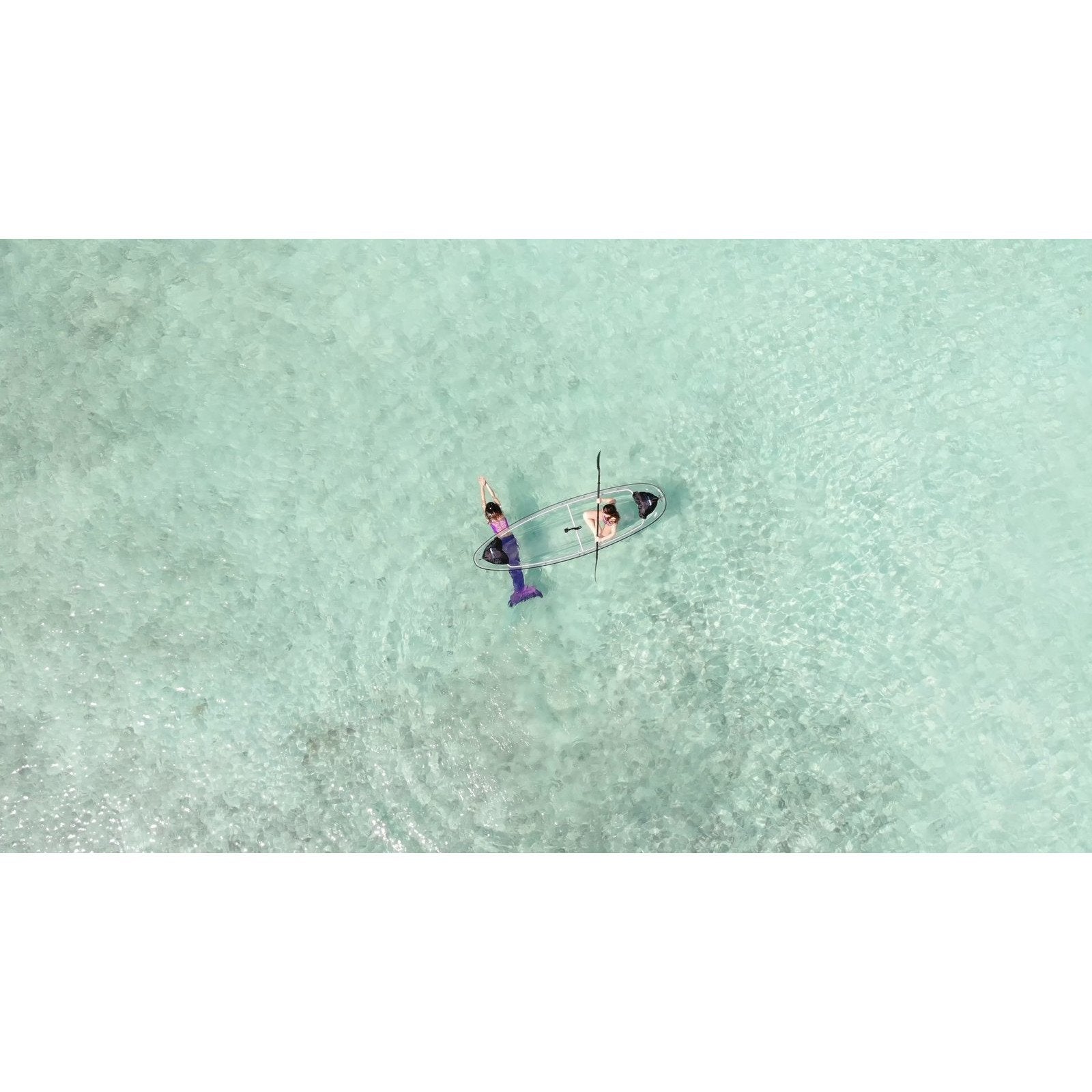 Crystal Clear Kayak Pair (x2) with Paddles (CKC2)