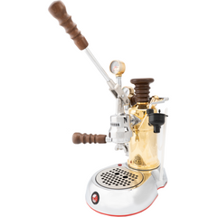 La Pavoni Competente Chrome/Brass Esperto 16 Cup Espresso Machine (ESPCO-16)