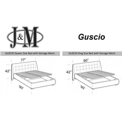 J&M Guscio Premium Storage Bed