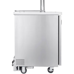 Kegco 24" Wide Kombucha Dual Tap All Stainless Steel Commercial Kegerator (KOMC1S-2)