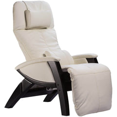 Svago ZGR Plus Snowfall White/ Black Wood Zero Gravity Recliner (SV395-32-BL)