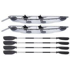 Crystal Clear Kayak Pair (x2) with Paddles (CKC2)