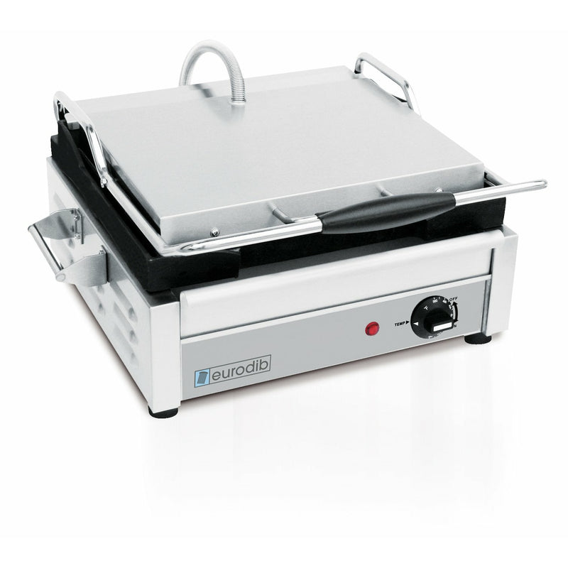 Eurodib Medium 120V All Ribbed Panini Grill (SFE02345 120)